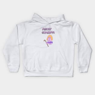 Angry Grandma Kids Hoodie